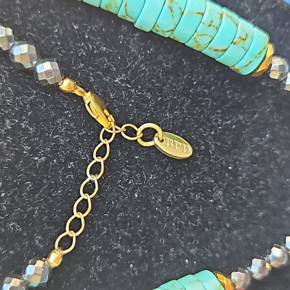 BPD Hematite Quartz Howlite Cow Skull Necklace - Picture 4 of 4